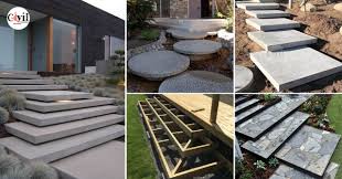 amazing floating outdoor steps