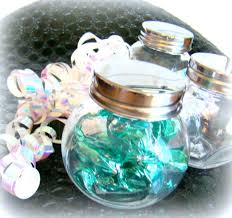 Small Glass Candy Jar Wedding Favor Jar
