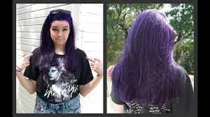 how to dye your hair purple no bleach