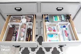 bathroom drawer organize on a budget