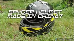 spyder helmet made in china