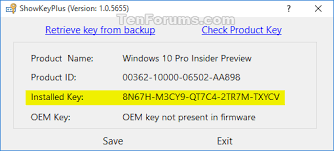 key number for windows 7 find