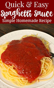 easy spaghetti sauce recipe using