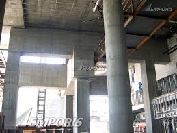 transfer beam above 2nd floor hyatt