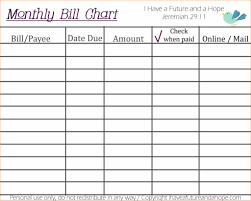 Bill Pay Calendar Template Free And Printable Monthly Bill Calendar