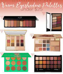 6 warm eyeshadow palettes under