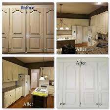 I restored some badly worn pickled cabinets right after christmas 2013. Transformation Tuesday This Is A Kitchen Cabinet Project Flickr