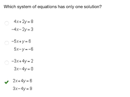 Of Equations Has Only One Solution
