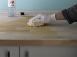 repairing a wooden kitchen worktop