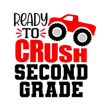Ready to Crush Second Grade SVG 2nd Grade SVG School - Etsy