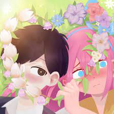 Recreated that flower crown scene, this time with Sunny and Aubrey :) : r/ OMORI