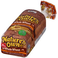 nature s own 100 whole wheat bread