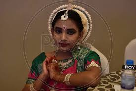 beautiful indian clical dancer