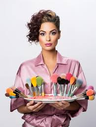 creative female makeup artist