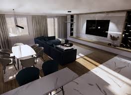 Луксозен интериорен дизайн на апартамент в ретро или така наречения класически стил, проектиран с прецизност за де. Obzavezhdane Na Apartamenti Top Design