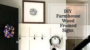diy farmhouse wood framed signs you