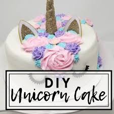 I made this the other day when i had the urgent need to frost something. Diy Unicorn Cake How To Decorate At Home Golden Gluegun