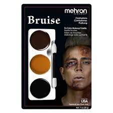 mehron bruise tri color makeup palette