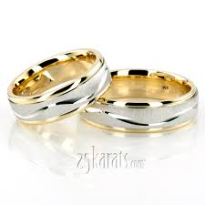 yellow gold wedding bands