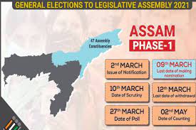 5 april 2021 12:24 pm gmt. Assam Elections 2021 Phase 1 Voting Date Full Election Schedule Constituency List Covid Protocol All You Need To Know The Financial Express