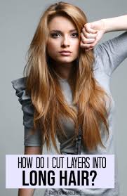 Learn the proper technique with the helpful tips from a professional hairstylist in this free video on ho. How To Cut Layers In Long Hair Yourself With Scissors Terrific Tresses