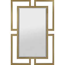 Contemporary Die Cut Gold Metal Framed