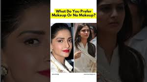 sonam kapoor makeup or no makeup