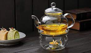 tea set glass tea pot heater glass