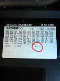 Chevy Gmc Trim Code Identification The Seat Shop