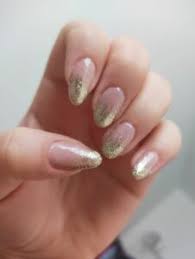 beige nails with glitter 15 elegant