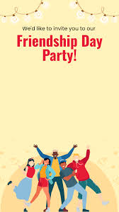 free friendship day party templates