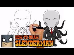 how to draw slenderman you