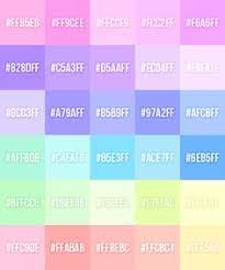 Pretty and pastel color palette created by aliapuffenberger that consists #ffdafe,#b9f3ff,#e5ceff,#cce8b4,#f1eb95 colors. Aesthetic Pastel Color Hex Codes Novocom Top