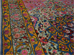 antique persian rug kerman kirman green