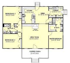 Ranch Style House Plan 3 Beds 2 Baths