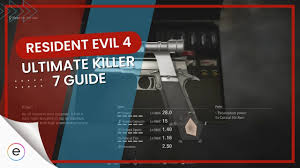 resident evil 4 remake 7 stats