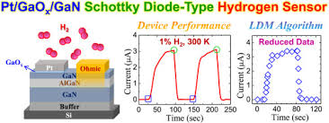 Study Of A Gan Schottky Diode Based Hydrogen Sensor With A