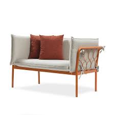 two seater sofa with metal frame neo