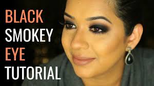 black smokey eye tutorial for brown