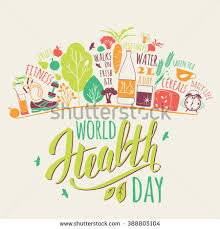 World Health Day Concept With Healthy Lifestyle Background