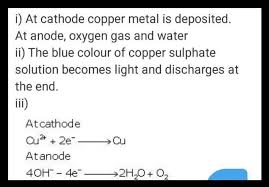 write the anode and cathode reaction in