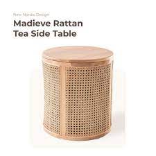 Qoo10 Madieve Rattan Tea Side Table