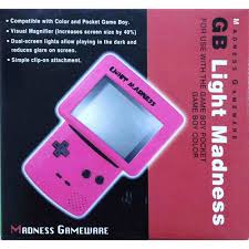 Gb Light Madness Visual Booster For Gameboy Pocket Color Red