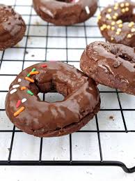easy air fryer chocolate donuts no