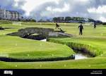 The Royal and Ancient old course at St. Andrews in Fife, Scotland ...