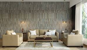 striped wallpaper design for living