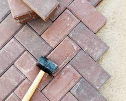 We Have A Red Brick Paver Patio