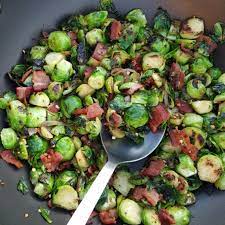 brussel sprouts with bacon garlic