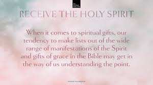 the gifts of the spirit are many and