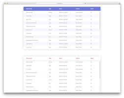 30 Simple Css3 Html Table Templates And Examples 2019
